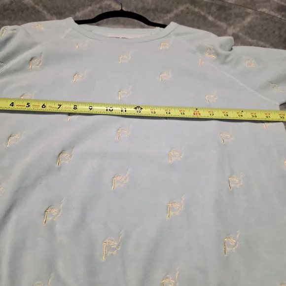 Light Blue Sweater with Embroidered Details - Picture 8 of 10